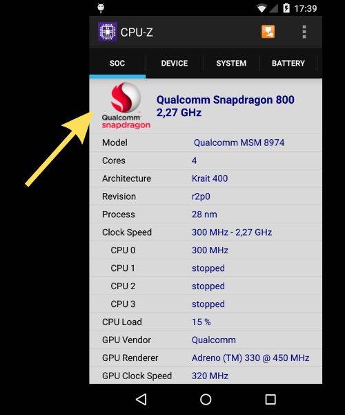 Android Phone Processor