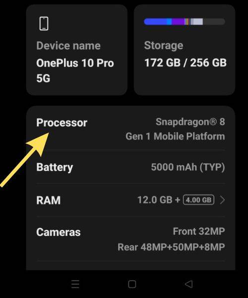 Android Phone Processor
