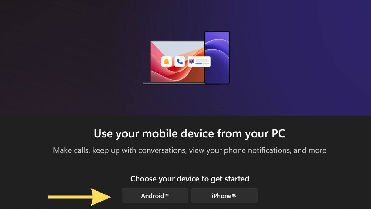 Link an Android Device to Windows 11 