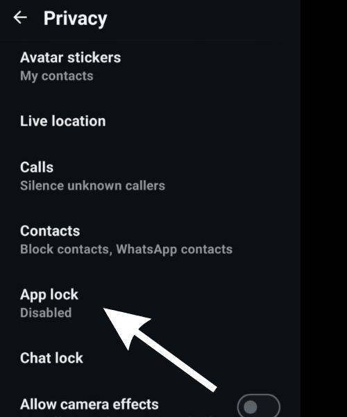 WhatsApp App Lock