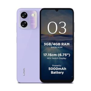 Lava O3 (Glossy-News, Specifications, Price and offers