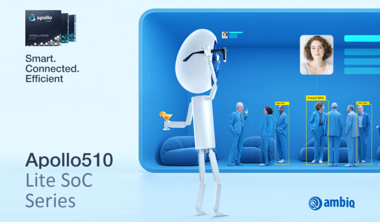 Ambiq Launches Apollo510 Lite SoC Series With Breakthrough AI Efficiency for Next-Gen Edge Devices