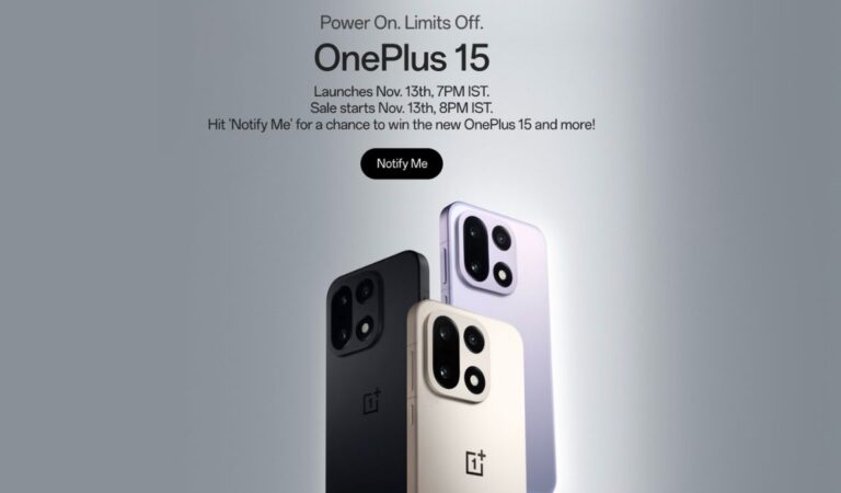 OnePlus 15 India Launch Set for November 13 with Snapdragon 8 Elite Gen 5 and Triple 50MP Cameras
