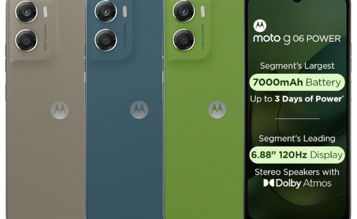 Motorola Moto G06 Power Launched in India with 120Hz Display, 7000mAh Battery, and Dolby Atmos