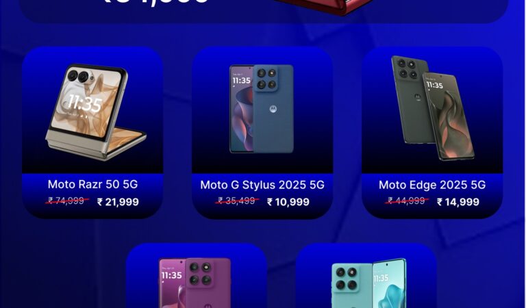 ControlZ Announces Moto Days Flash Drop: Premium Moto 5G Smartphones Up to 70% Cheaper From November 16