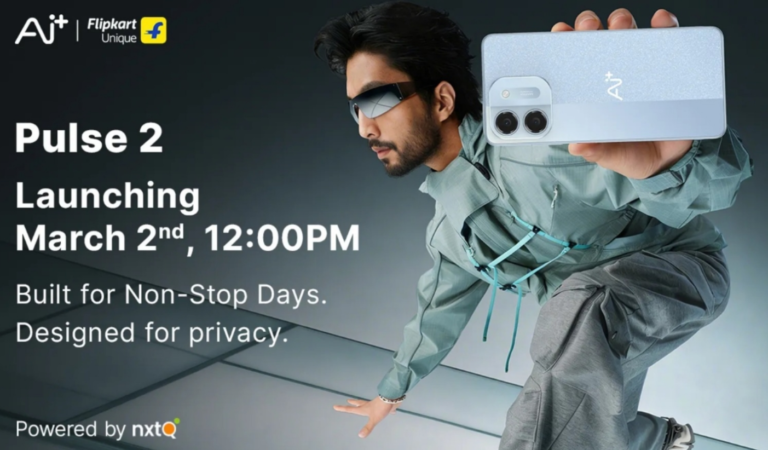 Ai+ Pulse 2 4G launching in India on March 2 with 6000mAh battery and 120Hz display