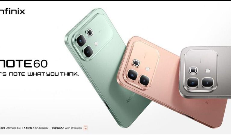 Exclusive: Infinix Note 60 5G Breaks Cover With Dimensity 7400 Ultimate, 144Hz 1.5K Display and 6500mAh Battery