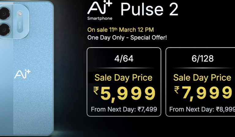 AI+ Pulse 2 Launched in India; Nova 2 Series Teased Ahead of Upcoming Release