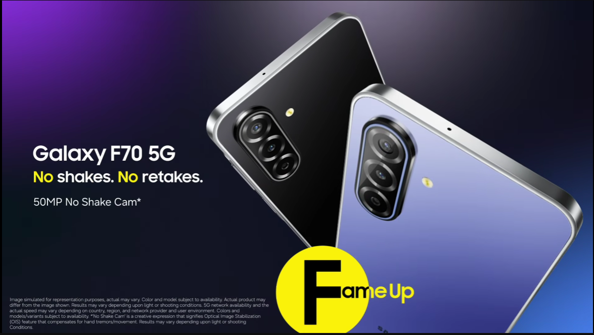 Samsung Galaxy F70 5G India Launch on October 18 in the 15 to 20K Segment